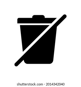 Recycling sign icon, vector illustration. Trash icon. Rubbish icon. perfect for all project