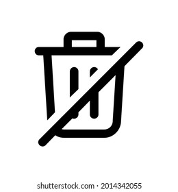 Recycling sign icon, vector illustration. Trash icon. Rubbish icon. perfect for all project