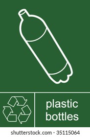 Recycling Sign Plastic Bottles
