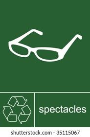 Recycling Sign Spectacles