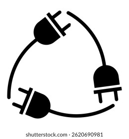 Recycling Simple Icon Vector Illustration Concept
