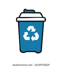 The recycling symbol serves as a powerful visual reminder of the importance of recycling practices and our collective efforts to preserve the environment.