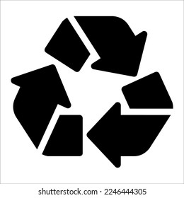Recycling Symbol Vector Art Illustration
