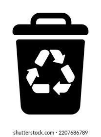 Símbolos De Reciclado Para El Plástico. Icono de vector