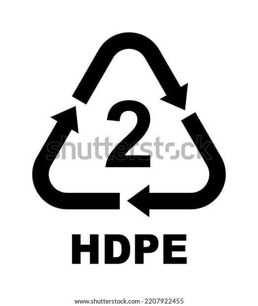 Recycling Symbols Plastic Vector Icon Illustration Stock Vector ...