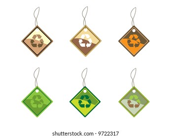 Recycling tags