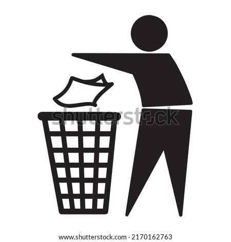 recycling Tidy man Logo, garbage Vector EPS [[stock_photo]] © 