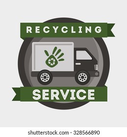 recycling transport design, vector illustration eps10 graphic 