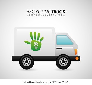 recycling transport design, vector illustration eps10 graphic 