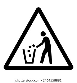 Recycling Trash Interest Symbol Sign, Vector Illustration, Isolate On White Background Label .EPS10