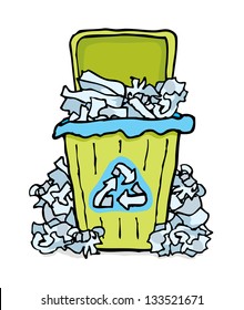Recycling trash / Paper bin