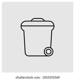 Recycling Trash Vector Icon