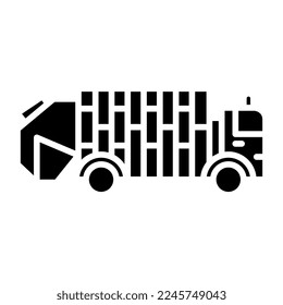 Recycling truck icon, suitable for a wide range of digital creative projects. Happy creating.
