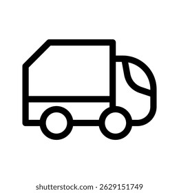 Recycling Truck Icon Vector Symbol Design Illustration