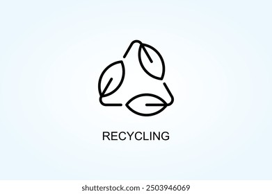 Recycling Vector Or Logo Sign Symbol Illustration