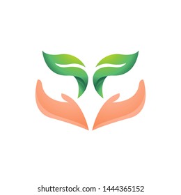 Recycling and waste reduction logo template, vector recycle icon, Eco-friendly and environment illustration