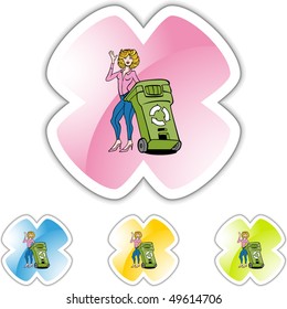 Recycling Woman