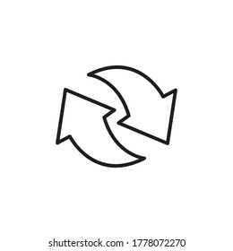 recyling icon vector sign symbol