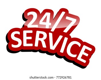 red 24/7 service