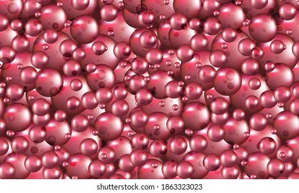 Red 3D ball background vector illustration eps 10