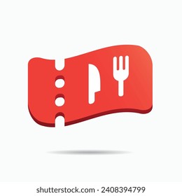 red 3d percentage % off free food and drink coupon voucher