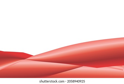 Fondo abstracto de oleada 3D roja