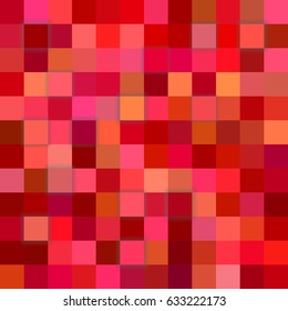 Red abstract 3d cube mosaic background from squares