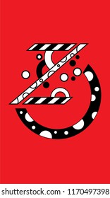 red abstract art