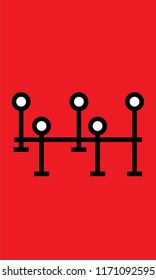 red abstract art