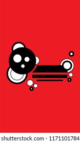 red abstract art