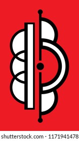 red abstract art