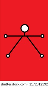 red abstract art