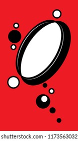 red abstract art
