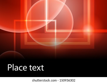 Red abstract background