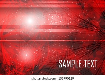 Red abstract background