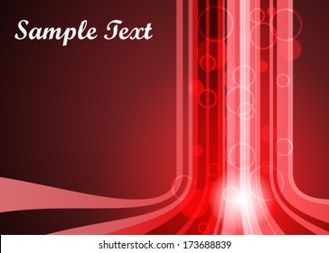 Red abstract background