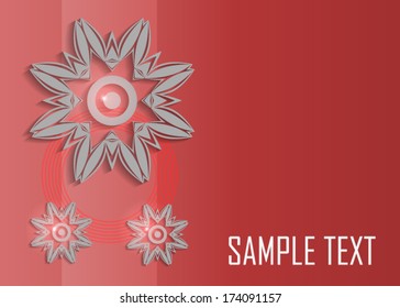 Red abstract background
