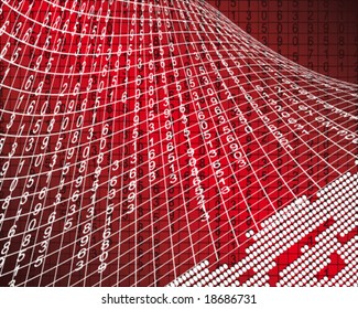 Red abstract background