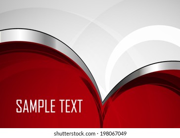 Red abstract background