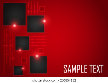 Red abstract background