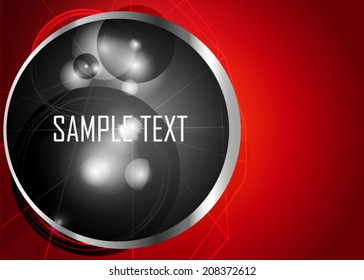 Red abstract background