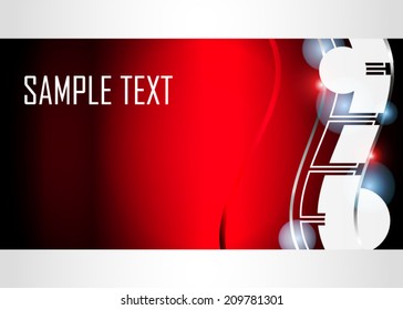 Red abstract background