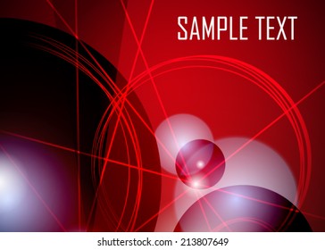 Red abstract background