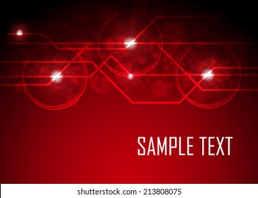 Red abstract background