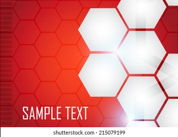 Red abstract background