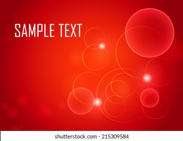 Red abstract background