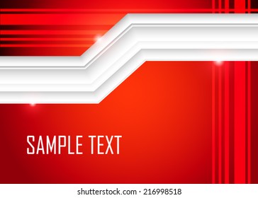 Red abstract background