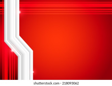 Red abstract background