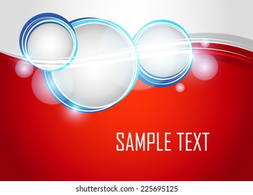 Red abstract background