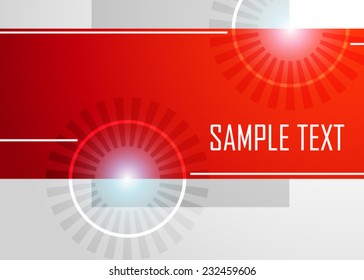 Red abstract background